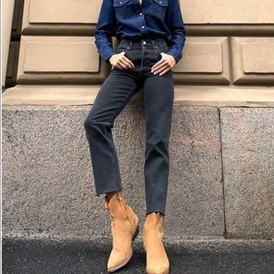 Denim Forum Arlo High Rise Straight